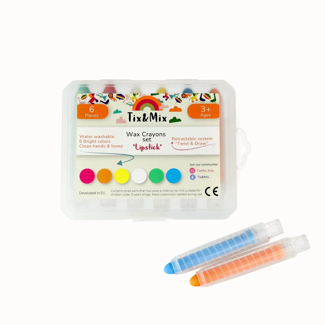 Colorful Crayons "Lipstick style" (set of 6) - Image 9