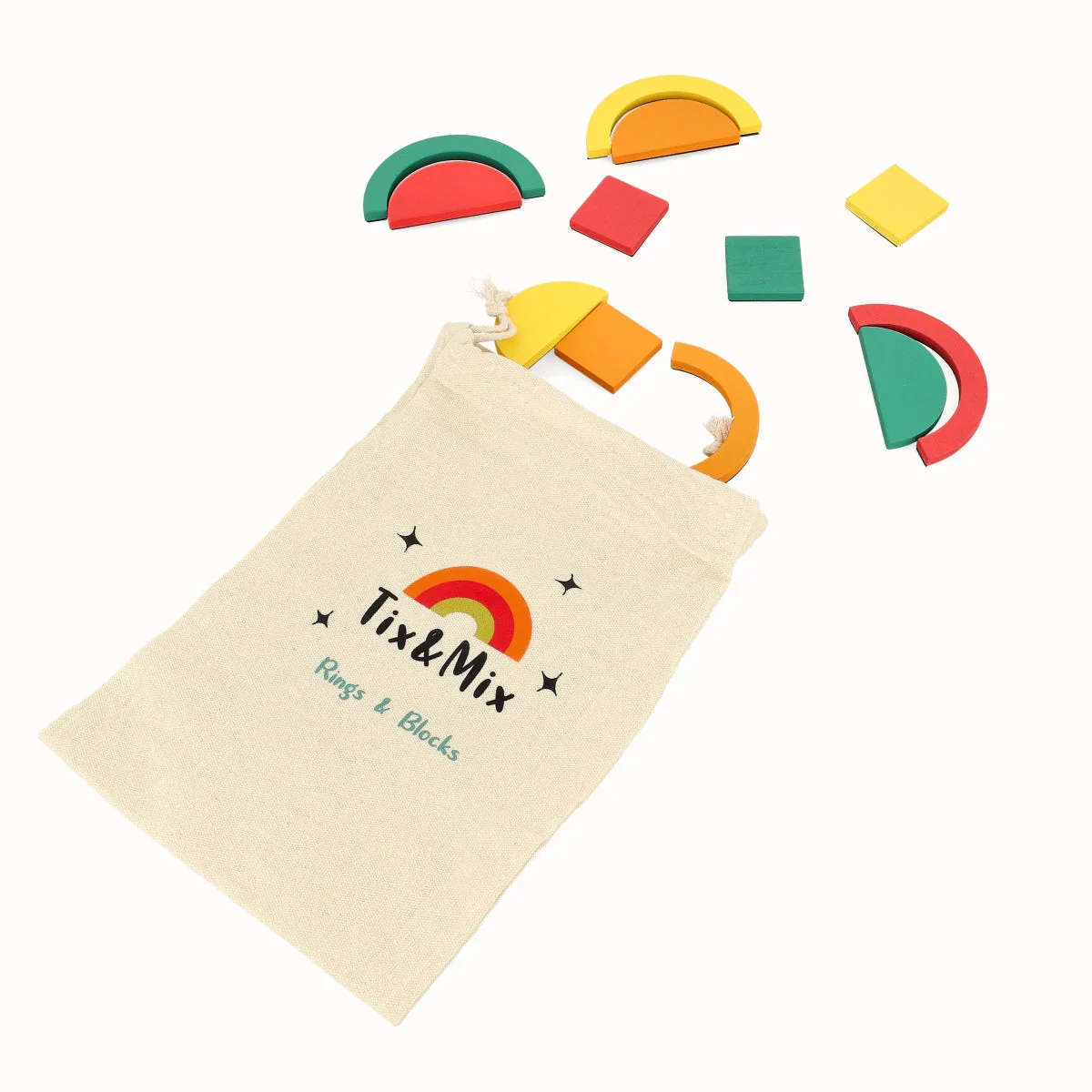Rings & Blocks Play Kit (set of 64) - Image 3